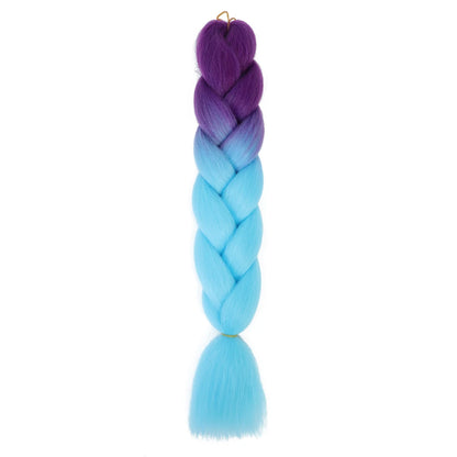 AZQUEEN 24 Inch Jumbo Braids Extensions Synthetic Braiding Hair Afro Ombre Color kanekalon Hair for Children Braid