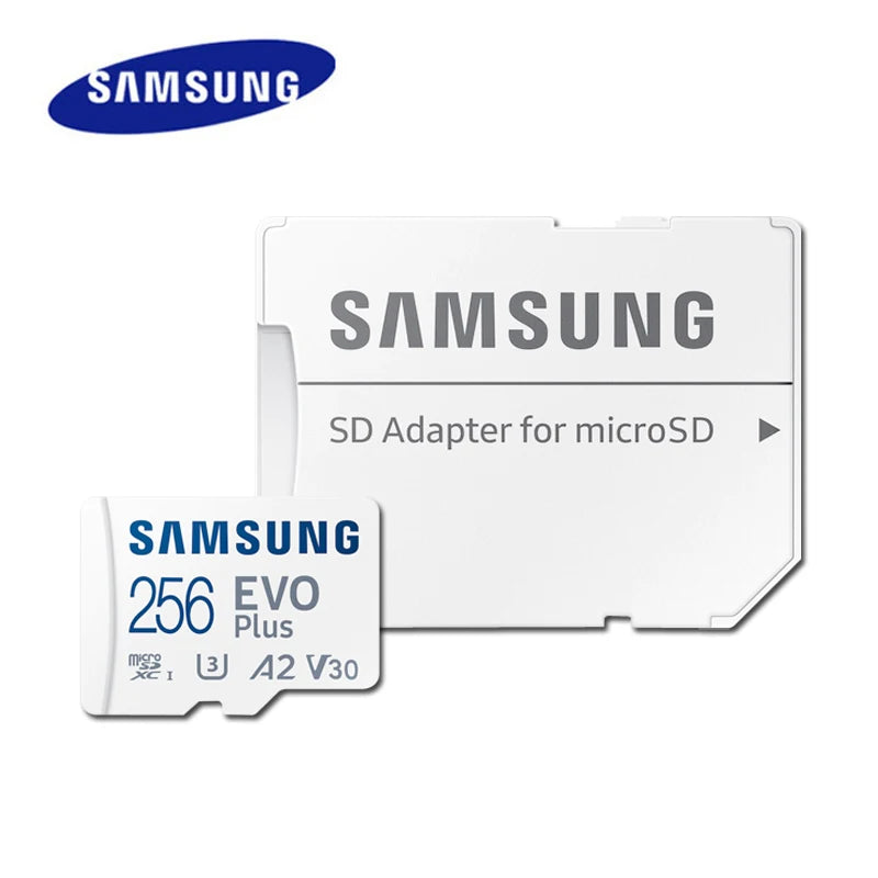 Samsung EVO Plus microSD Card 512G 256GB 128GB 64GB High-Speed TF Card for 4K UHD video