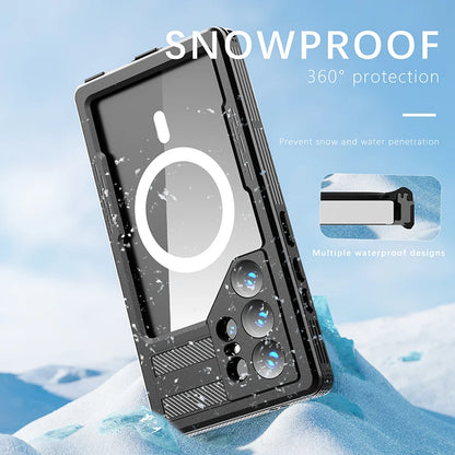 IP68 Waterproof Phone Case For Samsung Galaxy S24 Ultra S24 Plus Full Protection Swimming Diving Water Proof Phone Cover Fundas