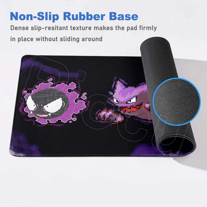2026 New P-pokemon Gengar Wallpaper Cool Mouse Pad Gaming Large Anime Desk Keyboard Mats Non-slip Rubber Speed E-sports Mousepad