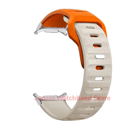 Silicone Strap For Samsung Galaxy Watch Ultra 47mm Watch Band Soft Sport Bracelet Breathable Wristband For Samsung Galaxy Ultra