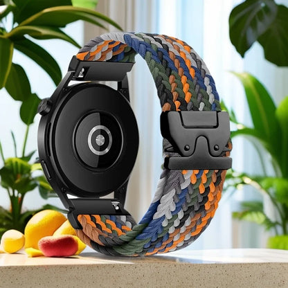 Braided Loop for Fitbit Versa 3/4 Watch Band Parachute Style Buckle Bracelet Correa Elastic Band for Fitbit Versa2/Sense1 2 Band