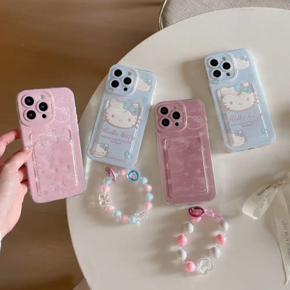 Cute Cartoon Role Phone Case for IPhone 11 12 13 14 15 Pro Max X XR XS 7 8 Plus Soft Tpu Wallet Cover Card Holder