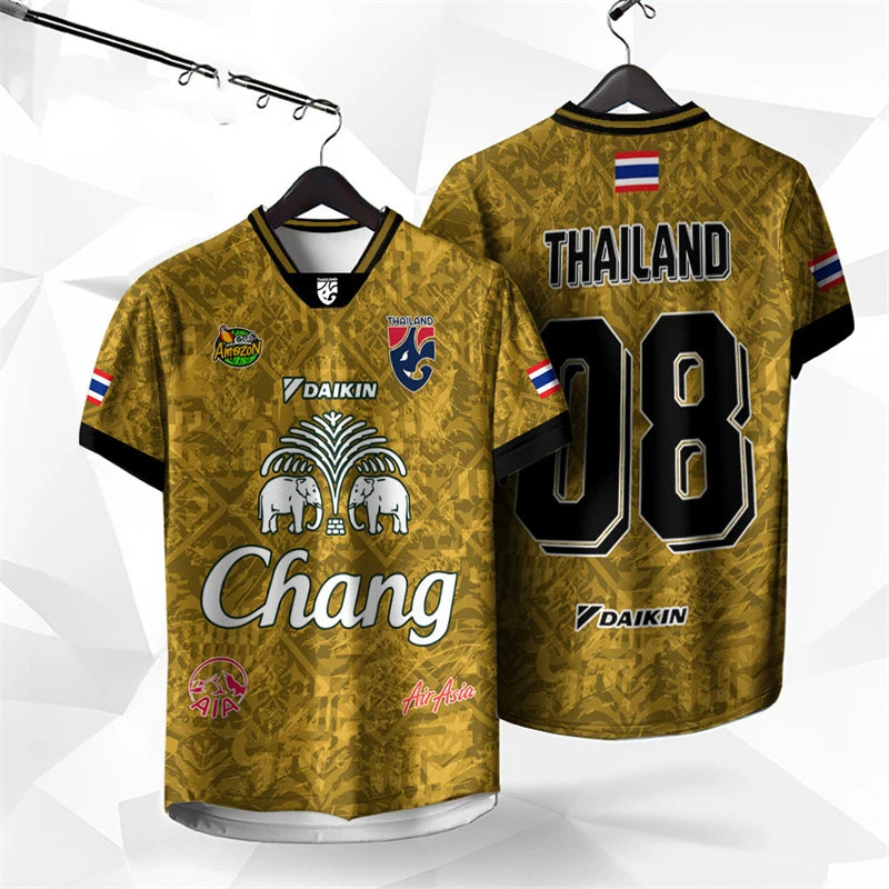 New Summer New Thailand Chang Elephant 3D Printed Short-sleeved Summer Street T Shirt Man High Quality Men's And Women's Tops