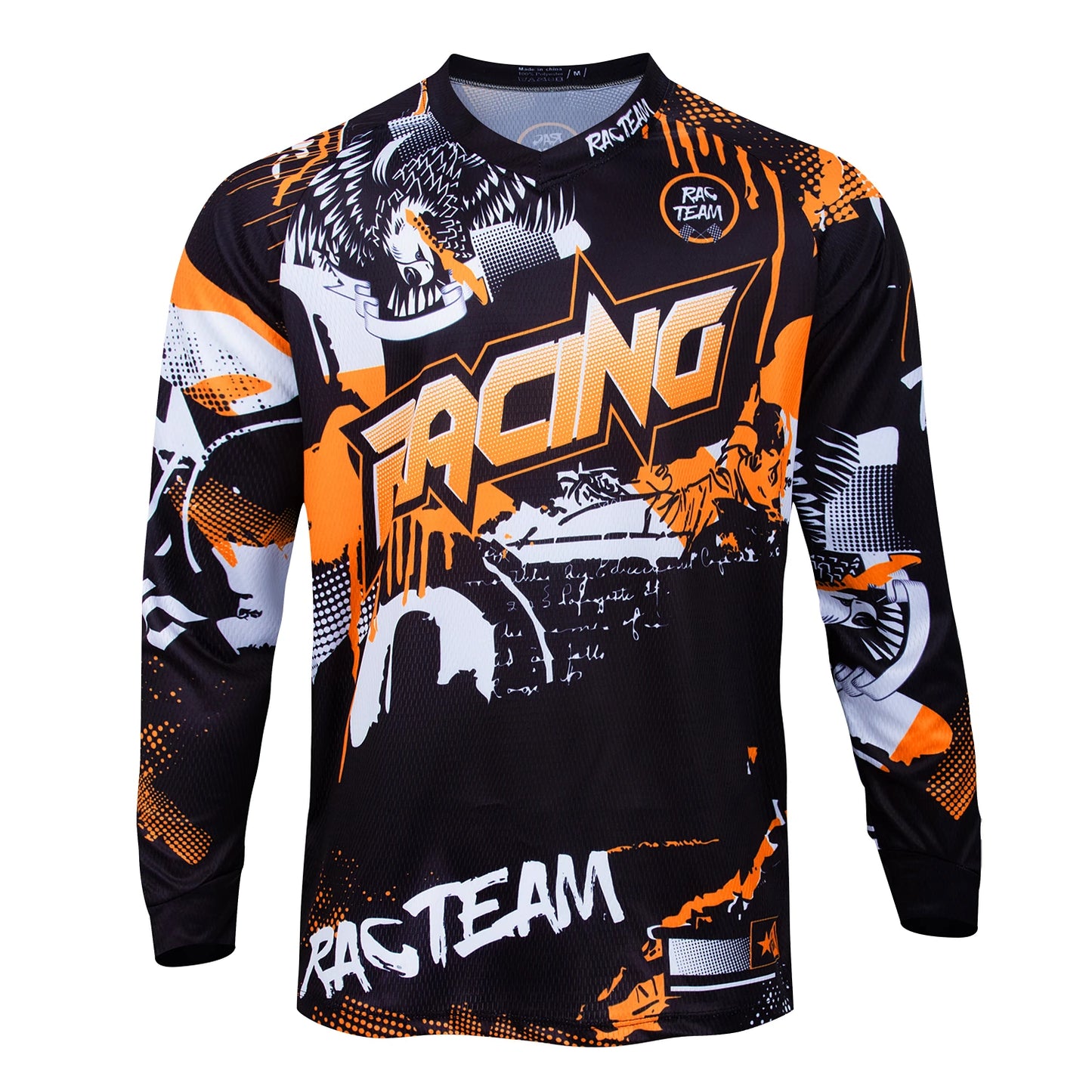 Pro Long Sleeve Motocross Shirt Mountain Bike Downhill Jersey Cross Country Bike Racing Shirt Quick Dry Mountain Bike T-Shirt