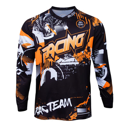 Pro Long Sleeve Motocross Shirt Mountain Bike Downhill Jersey Cross Country Bike Racing Shirt Quick Dry Mountain Bike T-Shirt