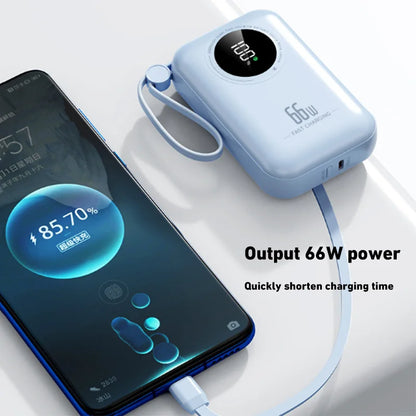 Power bank 50000mAh Large Capacity Power Bank 4 in 1 Fast Charging Powerbank Portable Battery Charger For iPhone Samsung Huawei