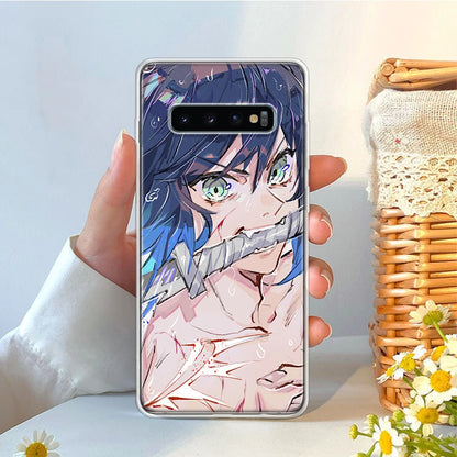 Anime 😈 Slayer Cool Phone Case For Samsung Galaxy S24 S22 S23 Ultra Back Cover