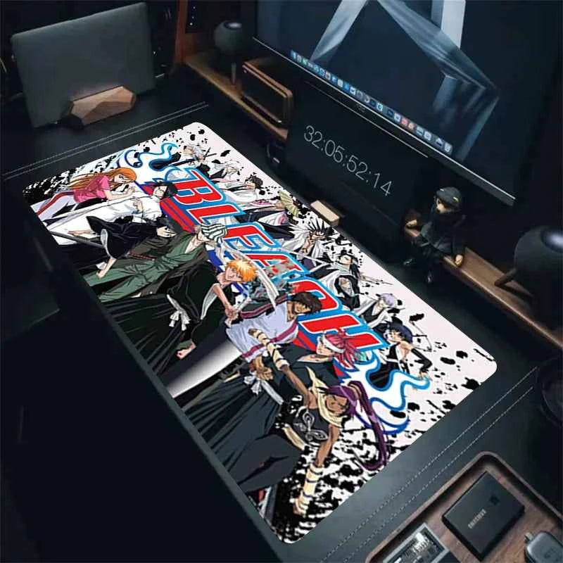 XXL Anime BLEACH Large Mouse Pad Gamer Cabinet Pc Keyboard коврик для мыши Computer Desk Mat 90x40CM Gaming Accessories Mousepad