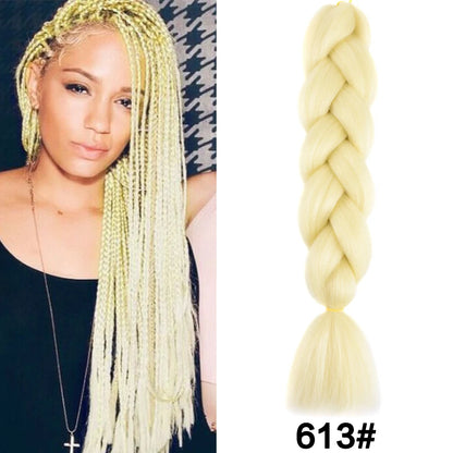 Jumbo Braiding Hair Synthetic Crochet Braids Hair Knotless Braids For Box Braids Senegales Tribal Braids Yaki Hair Extensions