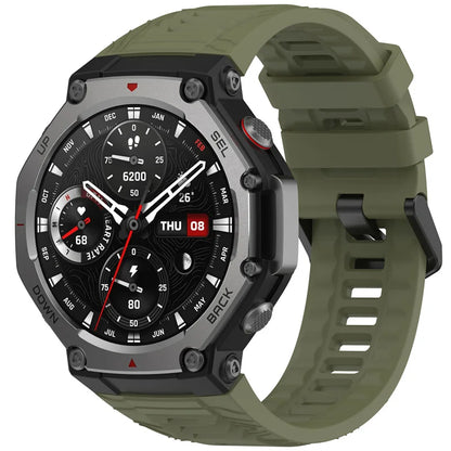 Silicone Strap For Amazfit T-rex 3 Smart Watch WristBand Sport Band For Huami Amazfit T-rex 3 Bracelet Accessories Correa