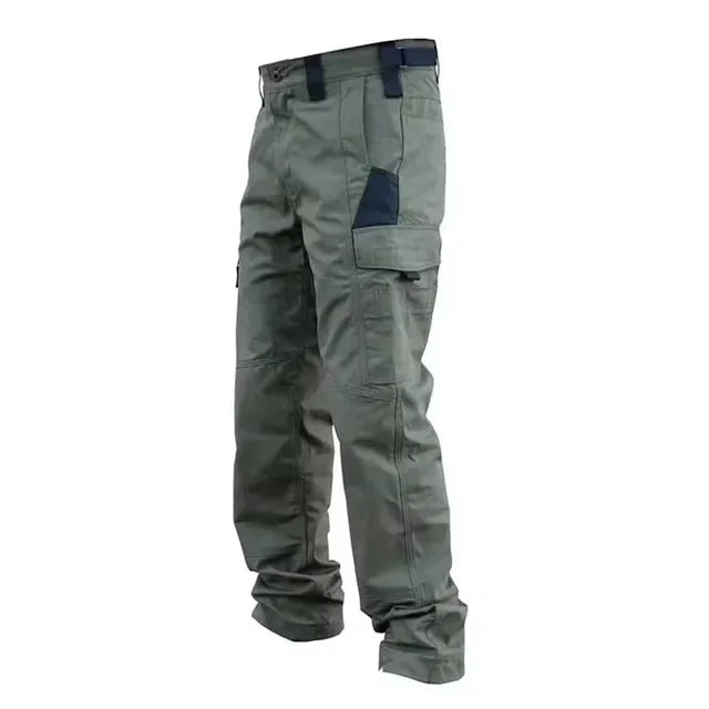 Wear Resistant Work Pant Man Multi-pocket Straight Cargo Trousers Outdoor Jogging Tactical Pants Spring Autumn Casual Trousers