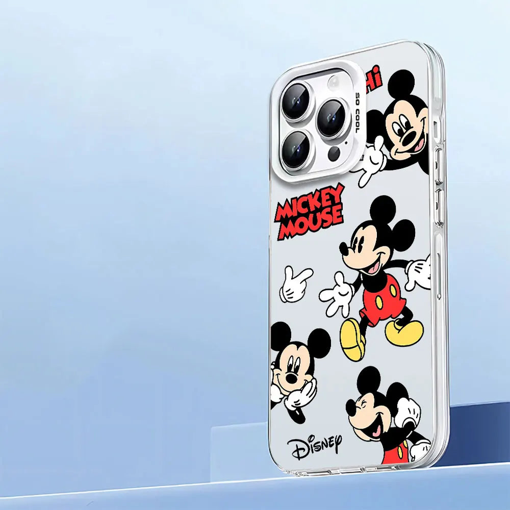 Soft Thin TPU Silicone Case for Apple iPhone 15 Plus X XS Max 11 Pro Max 13 12 Pro 14 Pro XR Disneyy Mickeyy Mouse Lovely Cover