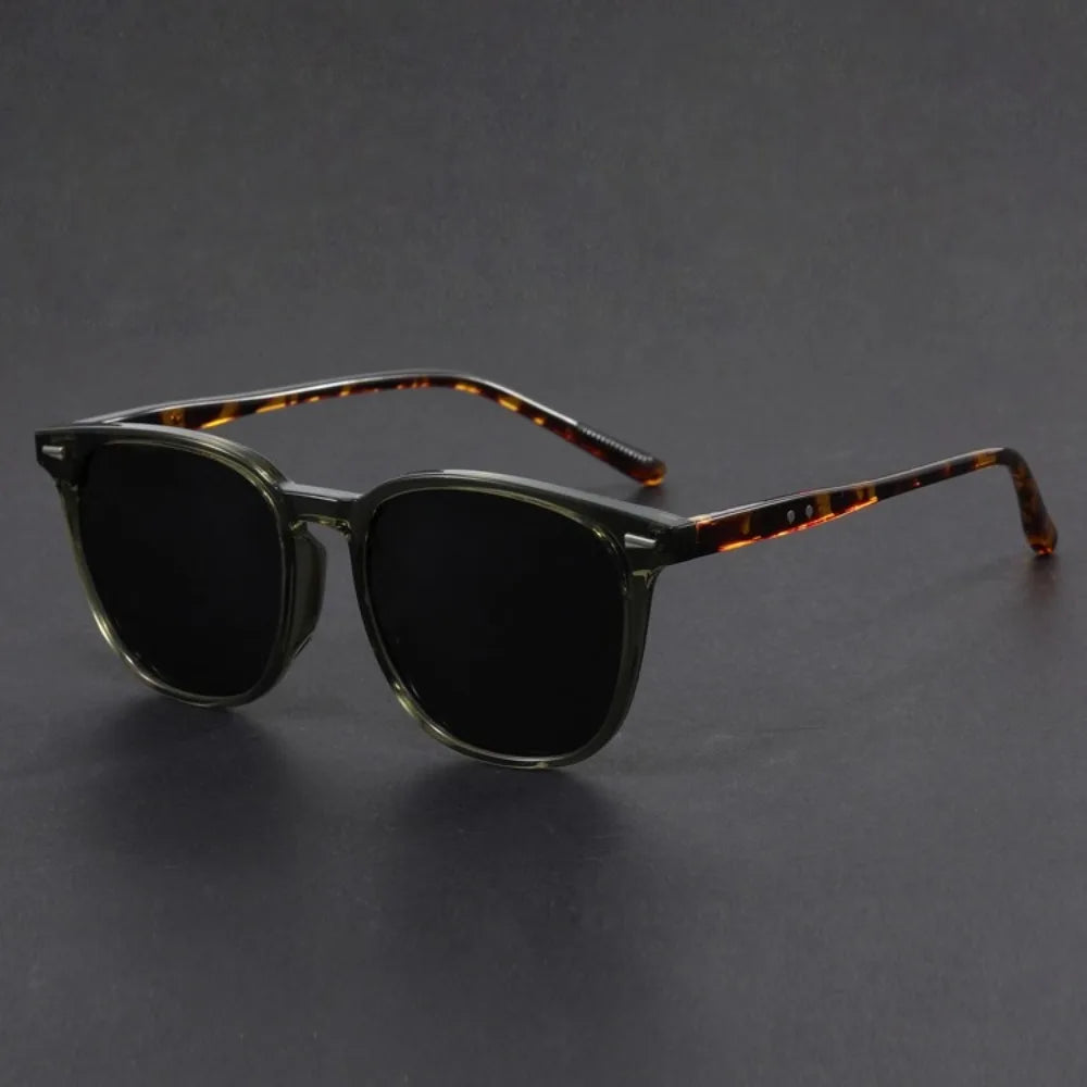 Male and female ultralight round sunglasses driving fishing UV polarized fashion glasses