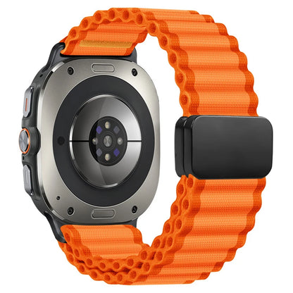 Trail Loop For Samsung Galaxy Watch Ultra Strap 47mm Accessories Sport Nylon Magnetic Bracelet Galaxy Watch7 Ultra 47 mm Bands