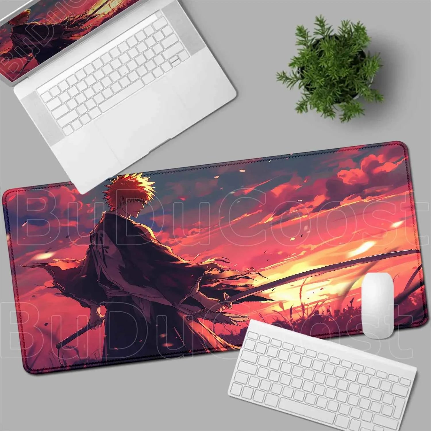 Super Cool Anime BLEACH Large Mouse Pad Laptop Gaming Cabinet Pc Keyboard Computer Desk Mat 900x400mm Gamer Accessories Mousepad