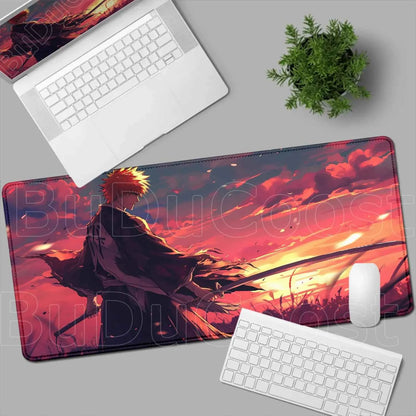 Super Cool Anime BLEACH Large Mouse Pad Laptop Gaming Cabinet Pc Keyboard Computer Desk Mat 900x400mm Gamer Accessories Mousepad