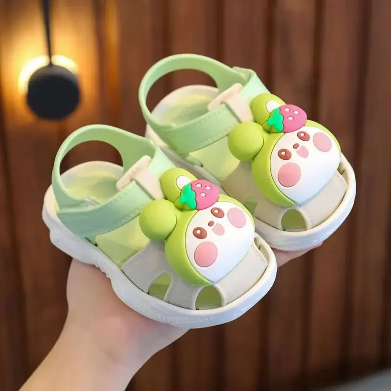 Sandalias Shoes for Girl Children Sandals Garden Shoes New Summer Cartoon Boy Beach Shoe Soft Soled Girls Walking Shoe Baby Shoe