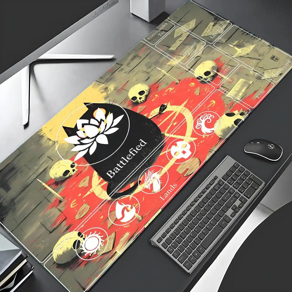 MTG The Magic Gathering Play Mouse Pad Game Design Computer Offices Mousepad Anti-slip Playmat for MTG DTCG CCG RPG Funny Rugs