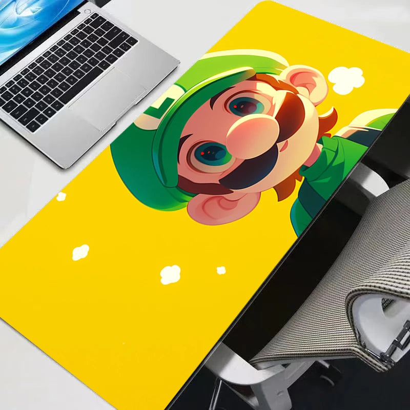 Mouse Pad Anime S-Super M-Mario Gamer Large XXL Tablet Varmilo Keyboard Carpet Kawaii Gaming Accessories Mousepad