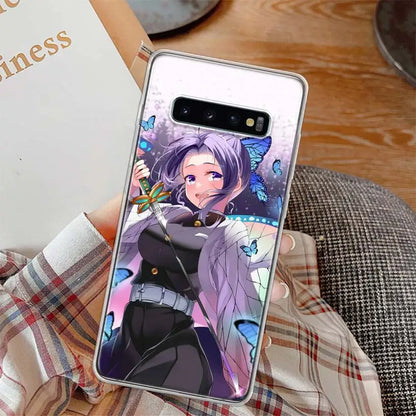 Shinobu Demon👿Slayer Phone Case For Samsung Galaxy S23 S24 Ultra S20 FE S21 S22 Plus S10 S10E S9 S8 + Soft Cover Fundas