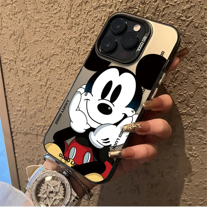 Mickeyy Minniee Mouse Cute Smile Phone Case For iPhone 15 14 13 12 11 Pro Max 7 8 Plus XR XS MAX MINI Happy Y2K Cute Cover