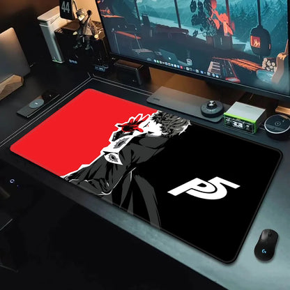 Game Persona P5 Mousepad HD Printing Computer Gamers Locking Edge Non-slip Mouse Pad XXL90x40cm Keyboard PC Desk Pad