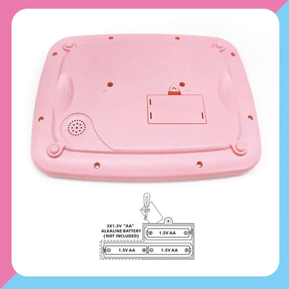 English Alphabet Study Machine for Toddler with Math Letter Music Children's Educational Books Computer Toys for Baby Boys Girls