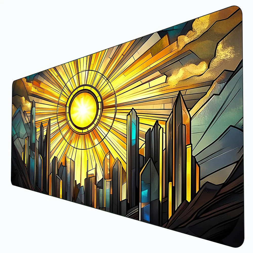 900x400MM MTG The Magic Gathering Play Mats Original Handcrafted TCG Playmat with Rubber Bottom & Stitched Edge CCG Card Mat