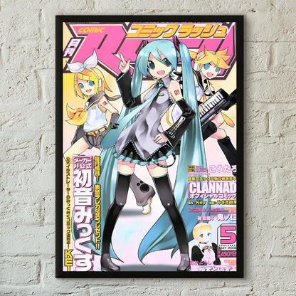 1PC Virtual Idol H-Hatsunes MikU Poster Poster Paper Print Home Living Room Bedroom Entrance Bar Cafe Art Painting Decoration