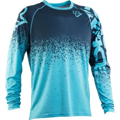 Road sports summer outdoor downhill mountain bike long-sleeved moisture wicking TOP uniform men's cycling shirt