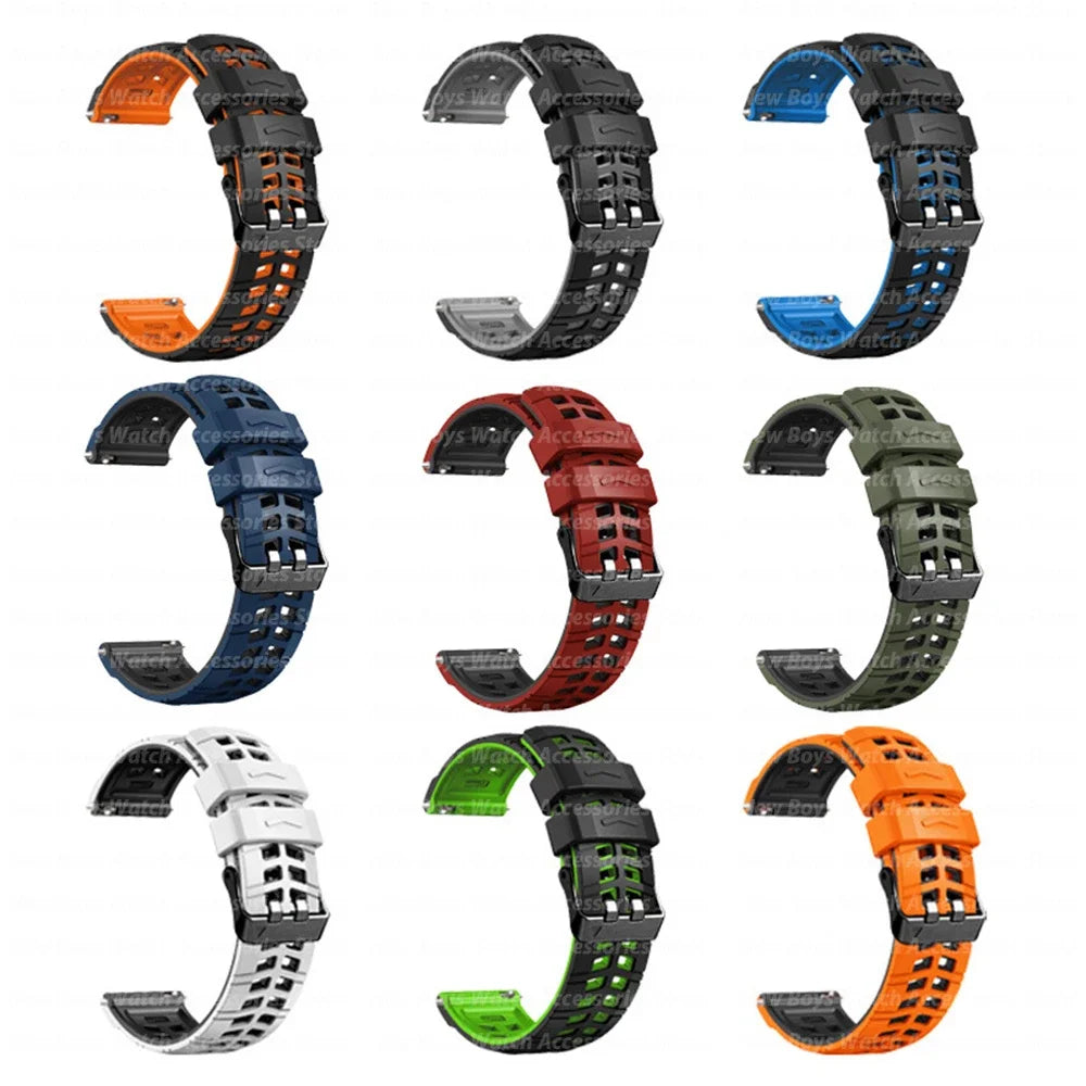 Silicone Band for Samsung Galaxy Watch Ultra 47mm Galaxy ULTRA 47MM No Gaps Quick Fit Sport Bracelet Curved End ultra 47 Strap