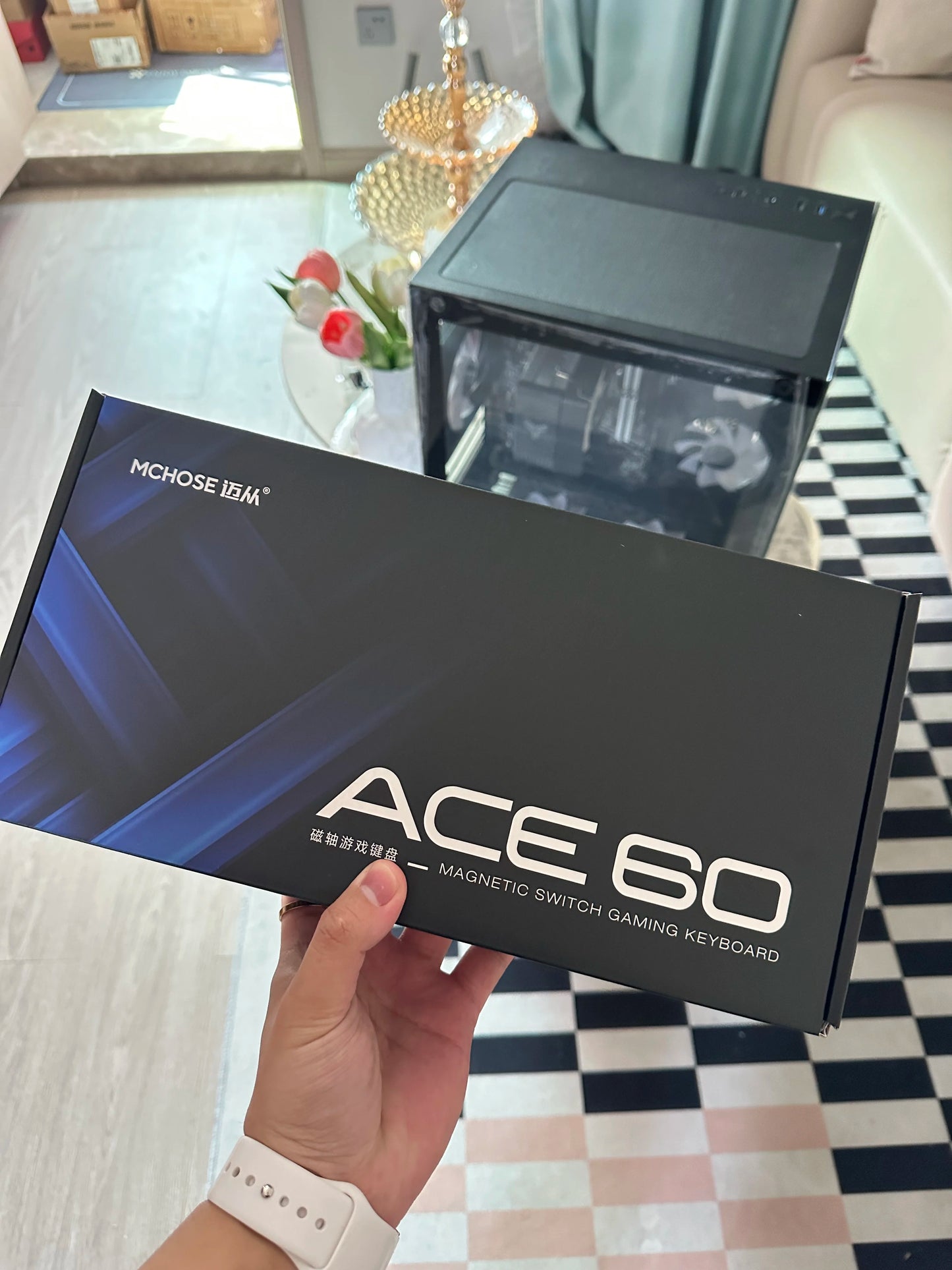 Vgn&Machose Ace 60 Pro Series Electronic Sports Mechanical Keyboard Magnetic Axis Fps Pc Game Customization Rt Accuracy 0.005mm