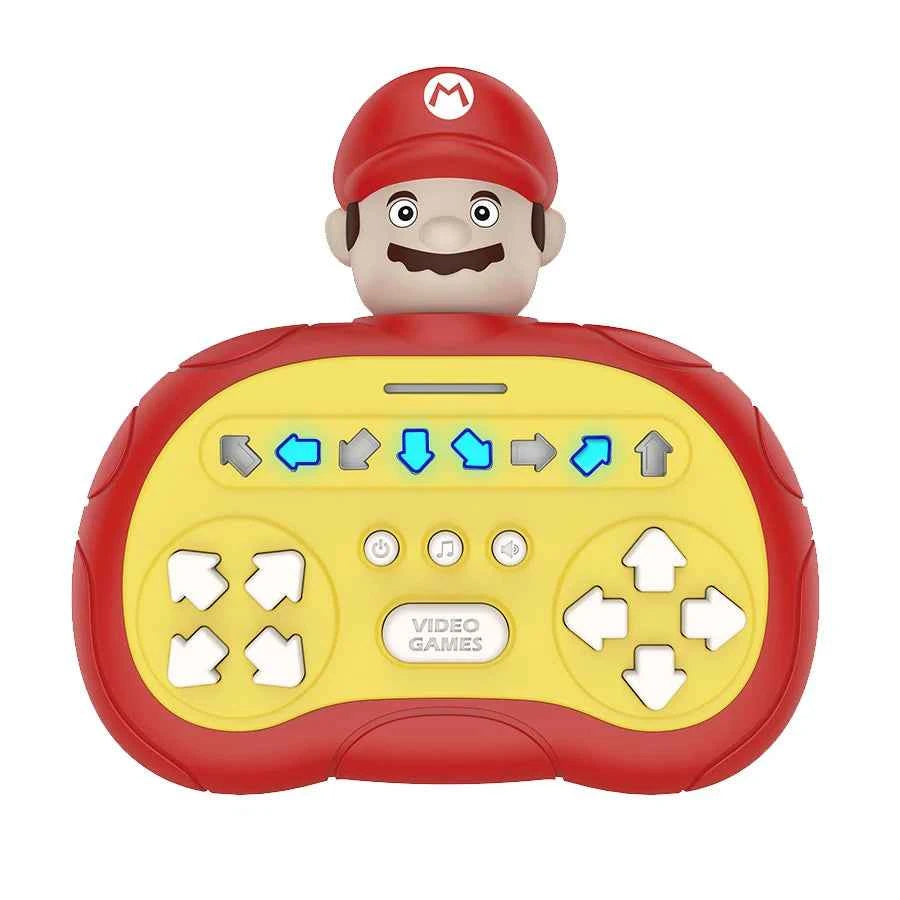 2026 New Spider-Man Quick Push Game Pop Up Fidget Bubble Electronic Pop it Pro Game Light AntiStress Toys For Adult Kids Gift