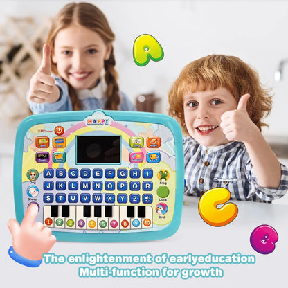 English Alphabet Study Machine for Toddler with Math Letter Music Children's Educational Books Computer Toys for Baby Boys Girls