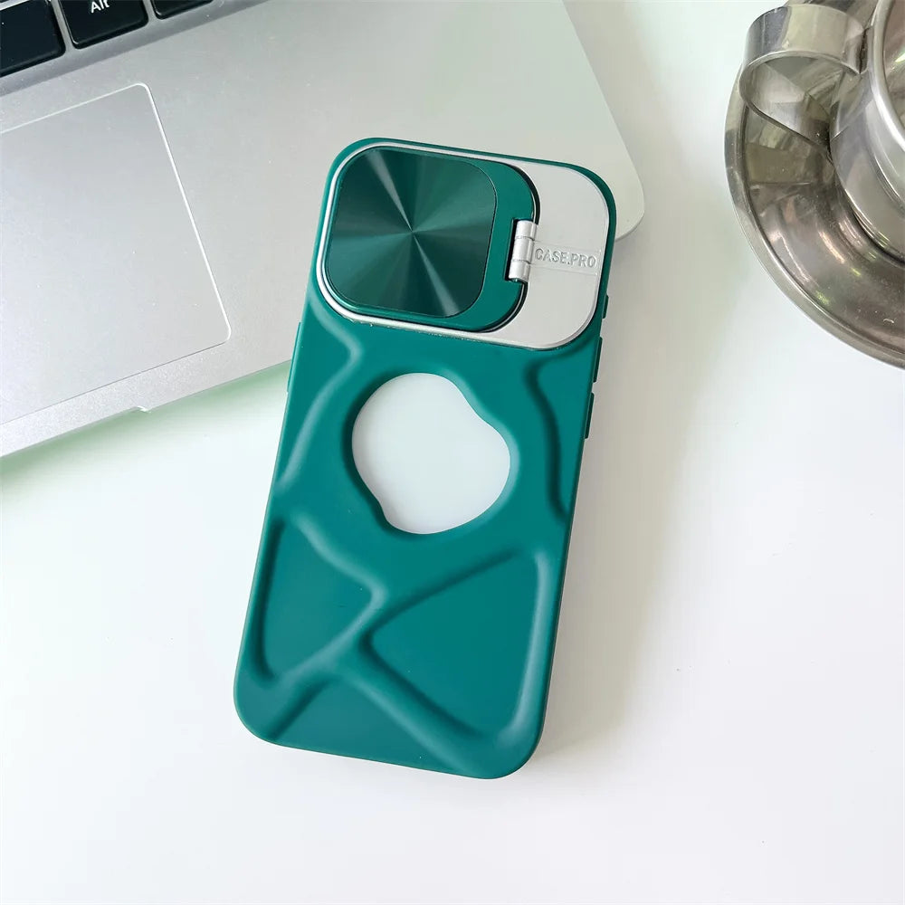 ChicShield Magnetic Case for iPhone 17Air 11 12 13 14 15 16 17 Pro Max Plus - Lens Protection Stand with Magsafe Silicone Cover