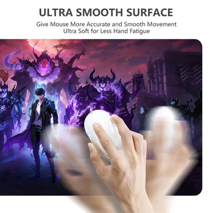 Gaming Mouse Pad Anime Solo Leveling Large Desk Mat XXL Computer Accessories Mousepad 900x400 Stitch Edge Rubber Keyboard Mat