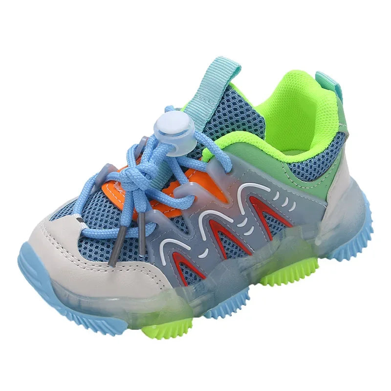 zapatillas Kid sneakers Summer Kids Shoes Luminous Girls Shoes Breathable Mesh Children Tennis Shoes Boys Casual Shoes кроссовки