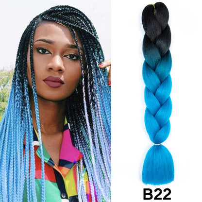 Jumbo Braiding Hair Synthetic Crochet Braids Hair Knotless Braids For Box Braids Senegales Tribal Braids Yaki Hair Extensions