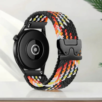Braided Loop for Fitbit Versa 3/4 Watch Band Parachute Style Buckle Bracelet Correa Elastic Band for Fitbit Versa2/Sense1 2 Band