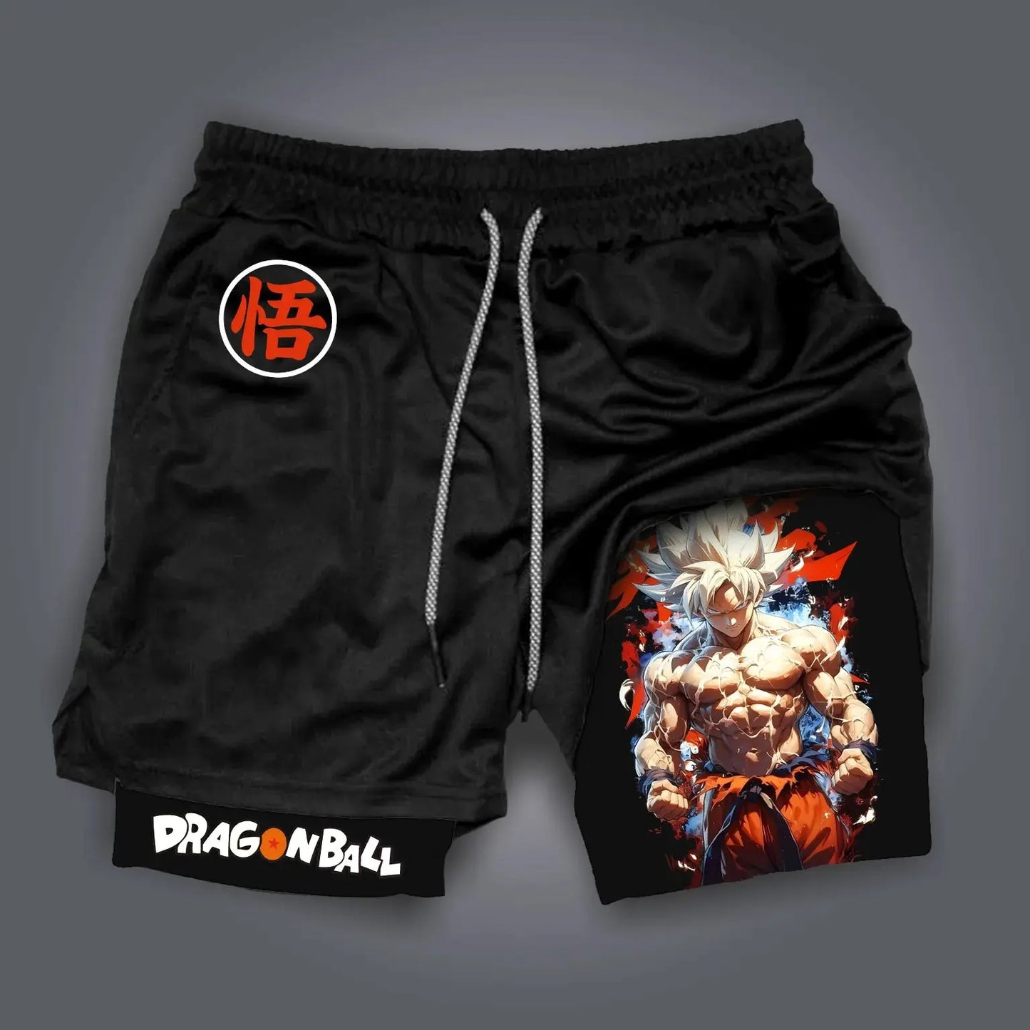 Official DragonBall Anime Suitable for Project Sports Badminton Anime Gender-Free Kei Style Retro Breathable Quick-Drying Shorts
