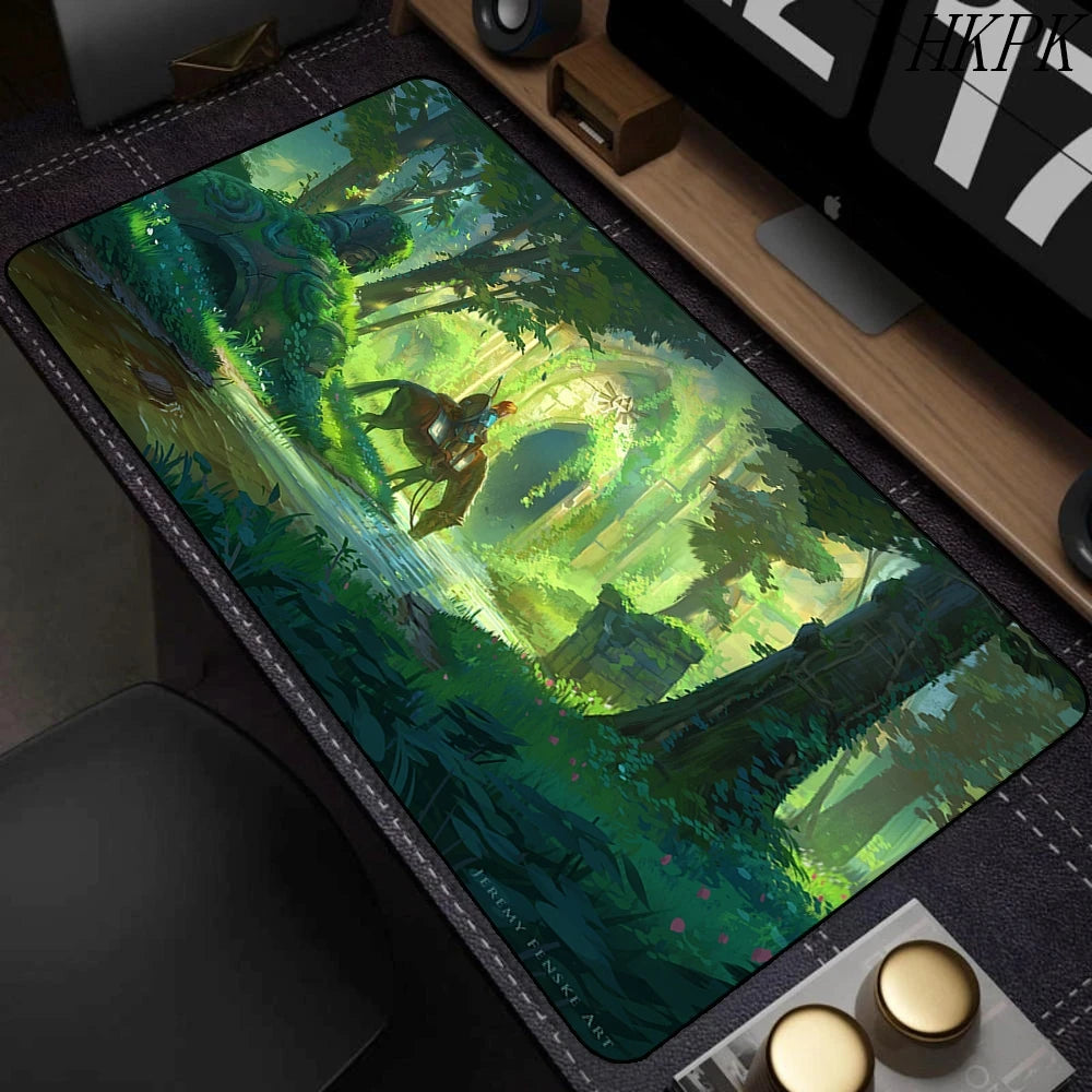 40x90CM PC Gamer Cabinet Z-Zeldas Of Legends Mousepad Mouse Pad Anime Carpet Desk Mat Gamers Accessories Gaming Keyboard Carpets