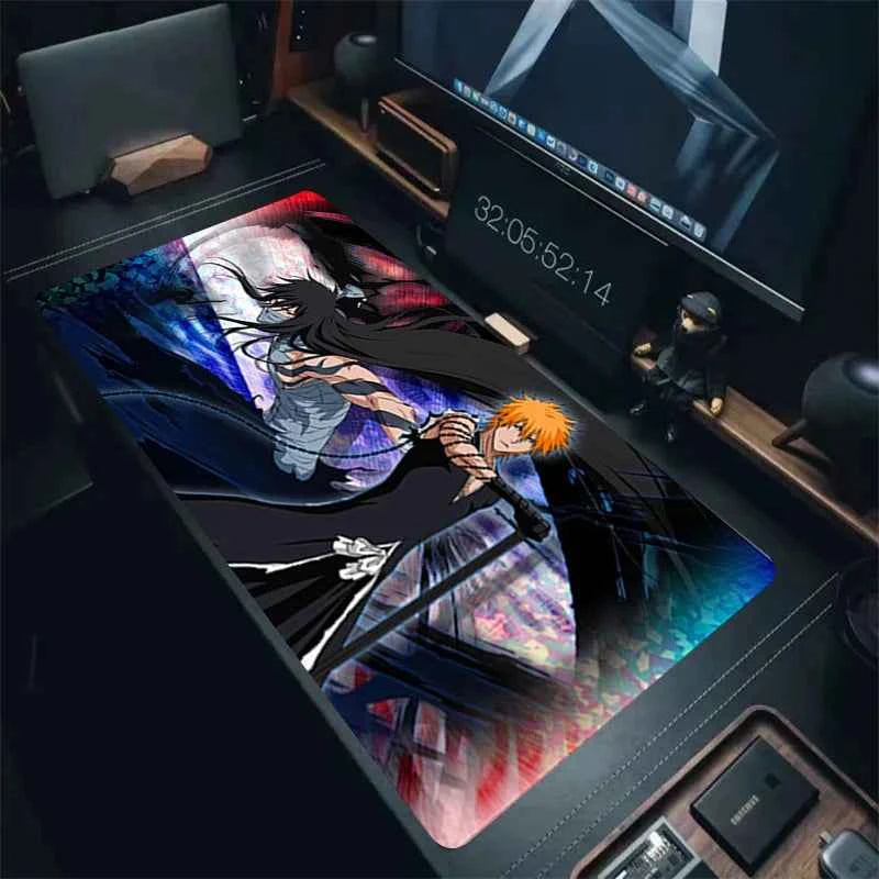 XXL Anime BLEACH Large Mouse Pad Gamer Cabinet Pc Keyboard коврик для мыши Computer Desk Mat 90x40CM Gaming Accessories Mousepad