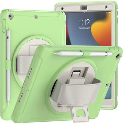 360 Degree Rotate Stand Case For iPad 9 8 7 7th 8th 9th Generation 10.2 inch Drop Resistance Cover with Pencil Holder Hand Strap