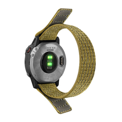 22mm 26mm QuickFit Nylon Loop Strap For Garmin Tactix 7 AMOLED Delta Bravo Band For Garmin Fenix 7X 6 PRO 5 3 Braided Watchbands