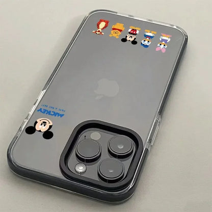 Mickeyy Minniee Mouse Donald Duck Friend Phone Case For iPhone 14 12 13 11 15 Pro Max XR XS MAX 7 8 PLUS Cartoon Cover