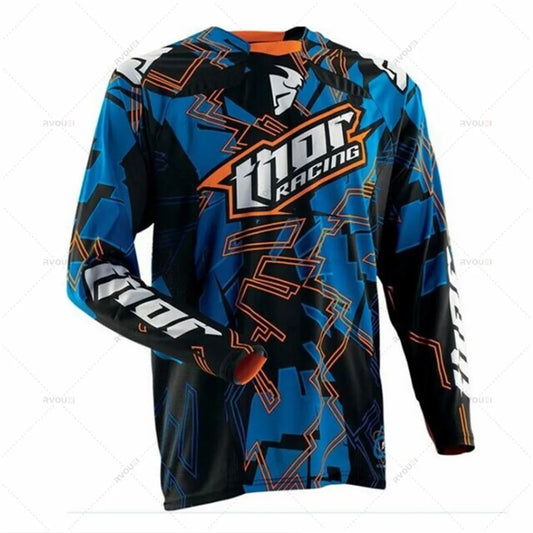 Adult Motocross Jersey MTB Off Road Mountain New Racing Bike Downhill Jersey MX BMX Cycling Jersey Enduro Sweatshirt
