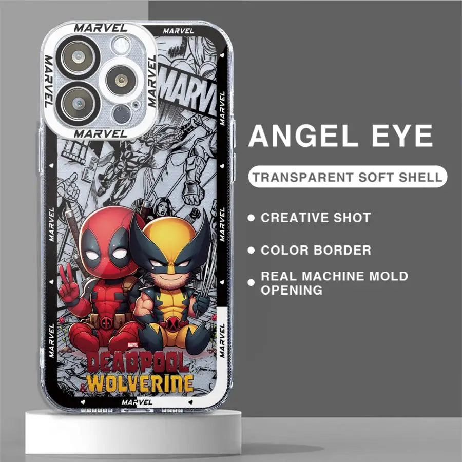 Movie characters Phone Case for iPhone 16 Pro 15 12Pro Max 13 14 Plus 7 8 XS SE 11 16Plus Angle EYE Cover Shell Capa