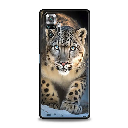 Phone Case For Xiaomi Redmi Note 14 13 12 5G 11 10 Pro Plus 4G 9S 9 14C 13C 12C 10C 9C 9A Soft TPU Cover Tigre Wolf Lion Animal
