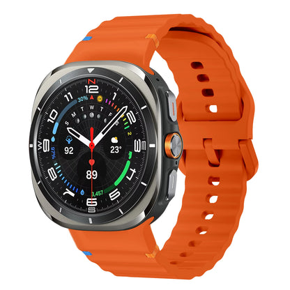 Original Strap for Samsung Galaxy Watch ultra strap 47mm Silicone Bracelet Galaxy Watch 5 pro/4/6 Classic/7 44mm 40mm 43 46 band